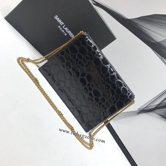 YSL专柜款女包 聖羅蘭經典款CASSANDRA翻蓋信封包 YSL肩背斜挎包 532750  jjh1068